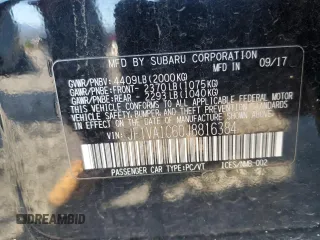 2018 Subaru WRX Premium with VIN JF1VA1C60J8816384, listed as a Copart auction lot 49536015 with 57,637 mi miles and Salvage Title. Bid and sale history available at carsss.com. Image 14.