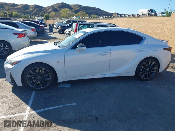 2023 Lexus IS with VIN JTHGZ1B2XP5071176, listed as a IAAI auction lot 41668466 with 14,200 mi miles. Bid and sale history available at carsss.com. Image 14.