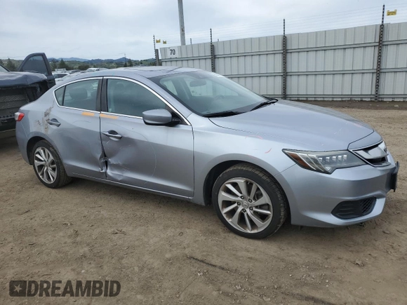 2016 Acura ILX with VIN 19UDE2F33GA005845, listed as a Copart auction lot 50040775 with 80,740 mi miles and Salvage Title. Bid and sale history available at carsss.com. Image 4.