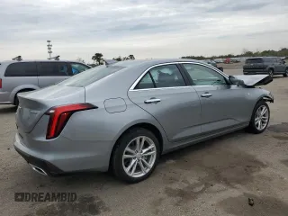 2024 Cadillac CT4 Luxury with VIN 1G6DK5RK9R0132350, listed as a Copart auction lot 50769515 with 1,768 mi miles and Salvage Title. Bid and sale history available at carsss.com. Image 3.