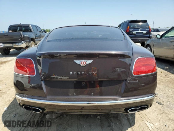 2017 Bentley Continental GT with VIN SCBFT7ZA7HC061784, listed as a Copart auction lot 67612394 with 25,803 mi miles and Salvage Title. Bid and sale history available at DreamBid. Image 6.
