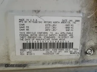 2009 Mitsubishi Galant ES with VIN 4A3AB36FX9E004534, listed as a Copart auction lot 51454285 with 168,337 mi miles and Salvage Title. Bid and sale history available at carsss.com. Image 13.