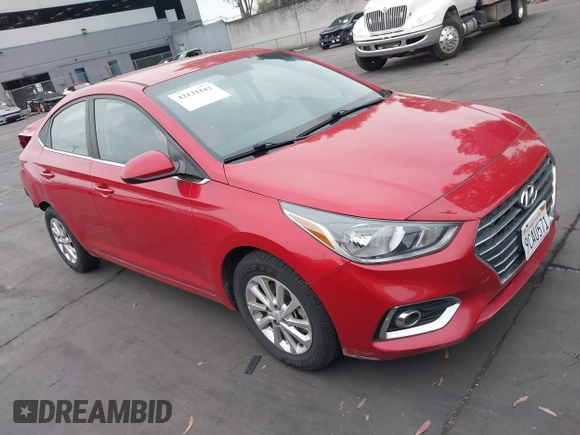 2022 Hyundai Accent SE with VIN 3KPC24A68NE175452, listed as a IAAI auction lot 42131182 with 44,541 mi miles and . Bid and sale history available at carsss.com. Image 1.