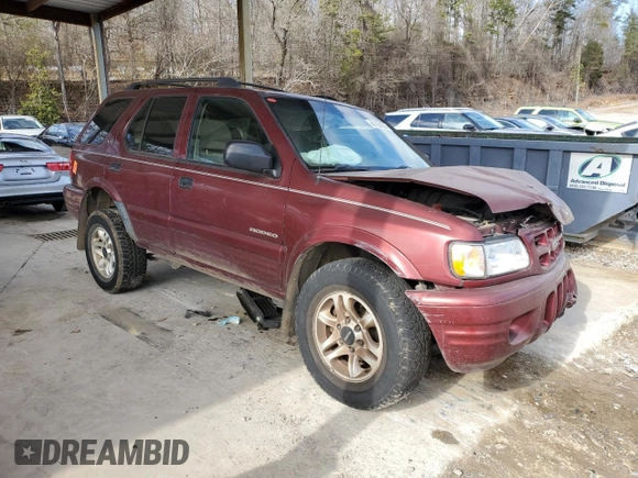 2002 Isuzu Rodeo S z VIN 4S2CK58W924328997, wystawiony jako Copart lot #41454525 z przebiegiem 110 569 mil mil oraz Szkoda całkowita • Salvage title. Historia ofert i sprzedaży dostępna na DreamBid. Obrazek 4.