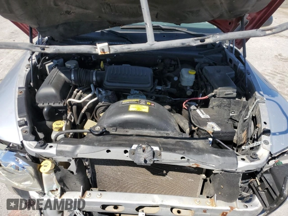 2006 Dodge Dakota SLT with VIN 1D7HE42K36S554565, listed as a Copart auction lot 53402695 with 144,433 mi miles and Salvage Title. Bid and sale history available at carsss.com. Image 12.