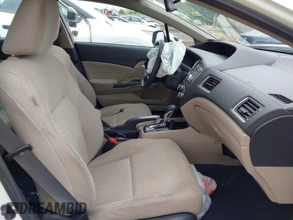 2013 Honda Civic LX z VIN 2HGFB2F52DH545087, wystawiony jako IAAI lot #42256403 z przebiegiem 71 110 mil mil oraz . Historia ofert i sprzedaży dostępna na DreamBid. Obrazek 5.