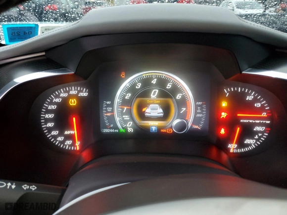 2014 Chevrolet Corvette Stingray Z51 3LT with VIN 1G1YL2D79E5122565, listed as a Copart auction lot 81789394 with 29,244 mi miles and Salvage Title. Bid and sale history available at carsss.com. Image 9.