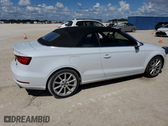 2016 Audi A3 2.0T Premium with VIN WAU78LFF6G1010344, listed as a Copart auction lot 73640494 with 0 mi miles and Salvage Title. Bid and sale history available at carsss.com. Image 3.