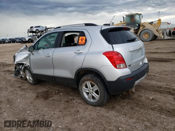 2016 Chevrolet Trax LT with VIN 3GNCJLSB0GL275981, listed as a Copart auction lot 52654704 with Not Provided miles and Salvage Title. Bid and sale history available at DreamBid. Image 2.
