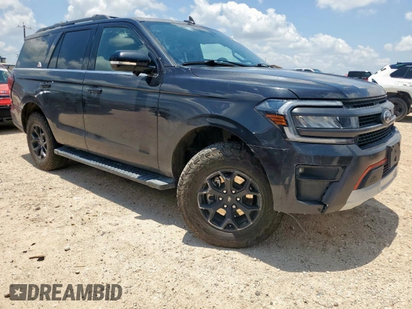 2022 Ford Expedition Timberline with VIN 1FMJU1RT5NEA18012, listed as a Copart auction lot 61226845 with 105,464 mi miles and Salvage title. Bid and sale history available at DreamBid. Image 4.