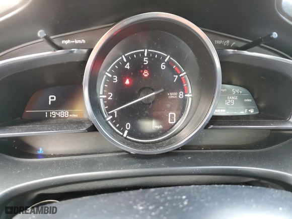 2018 Mazda Mazda3 4-Door Grand Touring with VIN 3MZBN1W39JM163033, listed as a Copart auction lot 48961255 with 119,488 mi miles and Clean Title. Bid and sale history available at carsss.com. Image 9.
