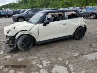 2018 MINI Hardtop Cooper S with VIN WMWXP7C53J2A46874, listed as a Copart auction lot 55066185 with 126,585 mi miles and Salvage title. Bid and sale history available at DreamBid. Image 1.