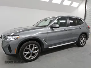 2024 BMW X3 xDrive30i with VIN 5UX53DP09R9U55138, listed as a Copart auction lot 49742885 with 23,927 mi miles and Clean Title. Bid and sale history available at DreamBid. Image 1.