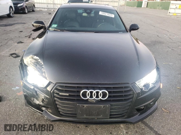 2017 Audi A7 Premium Plus with VIN WAUW2AFC1HN111812, listed as a Copart auction lot 70021022 with 130,117 mi miles. Bid and sale history available at carsss.com. Image 5.