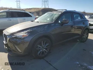 2017 Mazda CX-3 Touring with VIN JM1DKFC76H0168549, listed as a Copart auction lot 47499205 with 75,978 mi miles and Salvage Title. Bid and sale history available at carsss.com. Image 1.