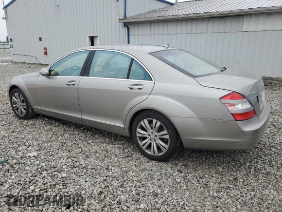 2009 Mercedes-Benz S 550 with VIN WDDNG86X29A248929, listed as a Copart auction lot 57762735 with 80,190 mi miles and Clean title. Bid and sale history available at DreamBid. Image 2.
