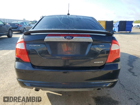 2012 Ford Fusion SEL with VIN 3FAHP0JG9CR238353, listed as a Copart auction lot 48035765 with 144,158 mi miles and Salvage Title. Bid and sale history available at carsss.com. Image 6.