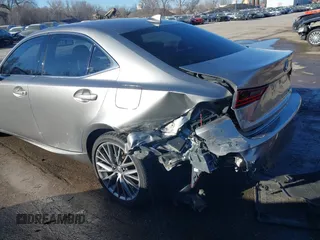 2014 Lexus IS 250 with VIN JTHCF1D24E5010861, listed as a IAAI auction lot 41686598 with 124,675 mi miles. Bid and sale history available at carsss.com. Image 6.