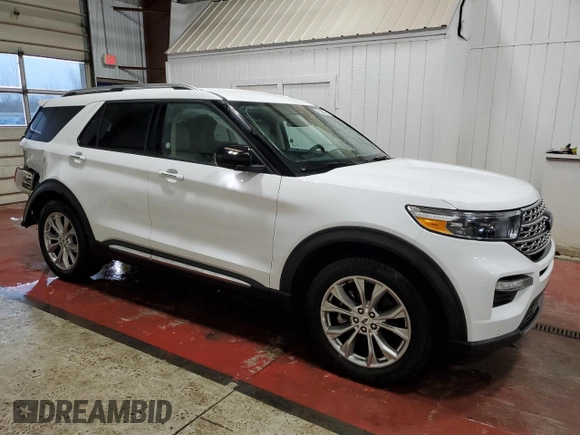2024 Ford Explorer Limited with VIN 1FMSK8FH8RGA28269, listed as a Copart auction lot 50731695 with 35,332 mi miles and Clean Title. Bid and sale history available at carsss.com. Image 4.