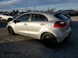 2014 Kia Rio LX with VIN KNADM5A37E6353106, listed as a Copart auction lot 80083694 with 183,824 mi miles and Clean Title. Bid and sale history available at carsss.com. Image 2.