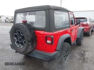 2020 Jeep Wrangler Sport S z VIN 1C4GJXAG8LW266464, wystawiony jako IAAI lot #41958375 z przebiegiem 57 139 mil mil oraz . Historia ofert i sprzedaży dostępna na DreamBid. Obrazek 4.