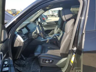 2021 BMW X7 M50i with VIN 5UXCX6C02M9E73795, listed as a Copart auction lot 48570195 with 46,624 mi miles and Salvage Title. Bid and sale history available at carsss.com. Image 7.