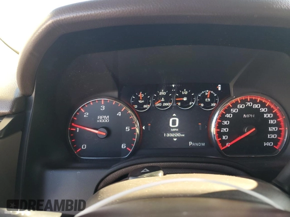 2015 GMC Yukon Denali with VIN 1GKS2CKJ0FR508598, listed as a Copart auction lot 71212924 with 133,220 mi miles and Salvage Title. Bid and sale history available at carsss.com. Image 9.