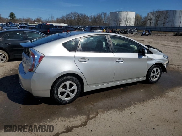 2014 Toyota Prius Four with VIN JTDKN3DUXE0384658, listed as a Copart auction lot 53501075 with 116,889 mi miles and Salvage Title. Bid and sale history available at carsss.com. Image 3.