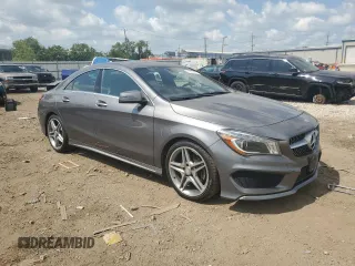 2014 Mercedes-Benz CLA 250 with VIN WDDSJ4EB8EN102296, listed as a Copart auction lot 61417295 with 131,958 mi miles and Salvage title. Bid and sale history available at DreamBid. Image 4.