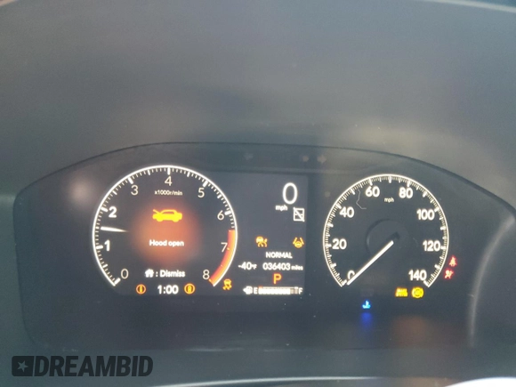 2025 Honda CR-V EX-L with VIN 7FARS4H71SE004917, listed as a Copart auction lot 51685505 with 36,403 mi miles and Salvage Title. Bid and sale history available at DreamBid. Image 9.