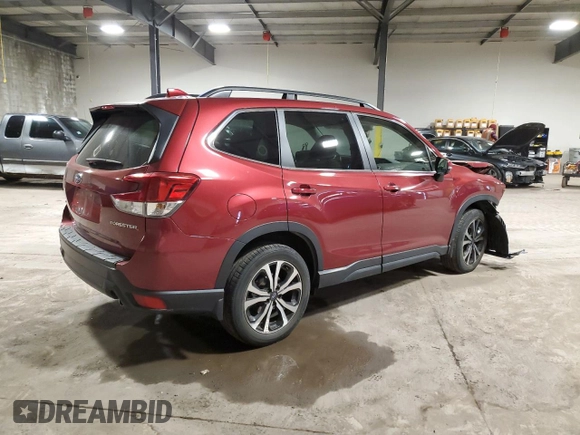 2020 Subaru Forester Limited with VIN JF2SKASC6LH592981, listed as a Copart auction lot 46116945 with 20,710 mi miles and Salvage Title. Bid and sale history available at carsss.com. Image 3.