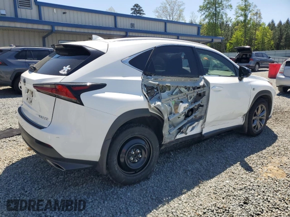2020 Lexus NX 300 F Sport z VIN JTJJARBZ8L5005016, wystawiony jako Copart lot #53314025 z przebiegiem 93 850 mil mil oraz Szkoda całkowita • Salvage title. Historia ofert i sprzedaży dostępna na DreamBid. Obrazek 3.