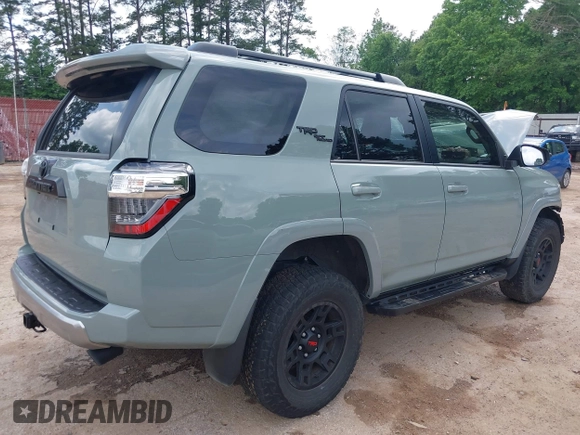 2023 Toyota 4Runner TRD Off Road Premium with VIN JTERU5JR6P6167259, listed as a IAAI auction lot 42126442 with 24,832 mi miles and . Bid and sale history available at DreamBid. Image 4.