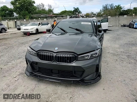 2023 BMW 3 Series 330i with VIN 3MW69FF05P8D33852, listed as a Copart auction lot 52694485 with 29,862 mi miles and Salvage title. Bid and sale history available at DreamBid. Image 13.