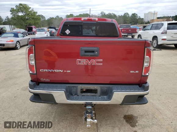 2019 GMC Canyon 2WD SLE with VIN 1GTG5CEN4K1156917, listed as a Copart auction lot 45966755 with 145,787 mi miles and Salvage Title. Bid and sale history available at carsss.com. Image 6.