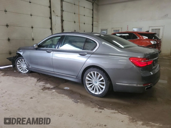 2017 BMW 7 Series 740i with VIN WBA7E2C54HG739147, listed as a Copart auction lot 67661374 with 0 mi miles and Clean Title. Bid and sale history available at carsss.com. Image 2.