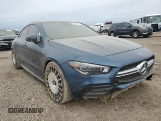 2020 Mercedes-Benz CLA with VIN WDD5J5BB8LN066534, listed as a Copart auction lot 87431524 with 54,980 mi miles and Salvage Title. Bid and sale history available at carsss.com. Image 4.
