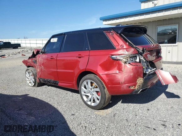 2019 Land Rover Range Rover Sport Dynamic with VIN SALWR2RE2KA865438, listed as a Copart auction lot 43042175 with 0 mi miles and Salvage Title. Bid and sale history available at carsss.com. Image 2.