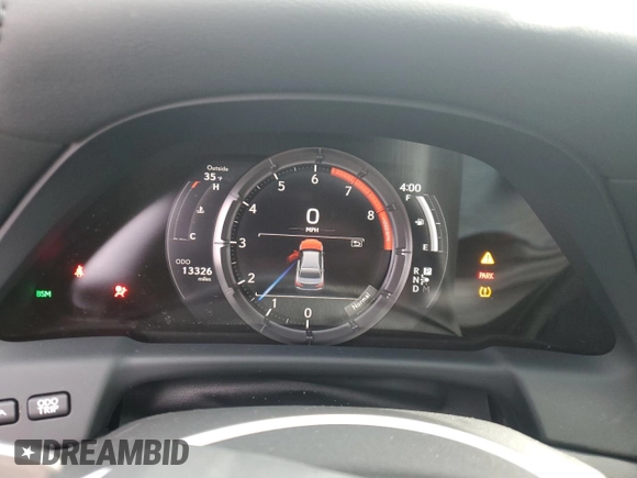 2019 Lexus LS 500 with VIN JTHC51FF2K5005916, listed as a Copart auction lot 45808375 with 13,326 mi miles and Salvage title. Bid and sale history available at DreamBid. Image 9.