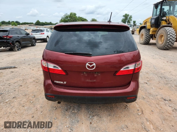 2012 Mazda 5 Grand Touring with VIN JM1CW2DL1C0143460, listed as a Copart auction lot 63488595 with 172,710 mi miles and Non repairable. Bid and sale history available at DreamBid. Image 6.