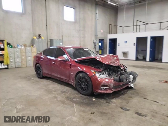2016 Infiniti Q50 3.0t Premium with VIN JN1EV7ARXGM344387, listed as a Copart auction lot 43979475 with 103,539 mi miles and Salvage Title. Bid and sale history available at carsss.com. Image 10.