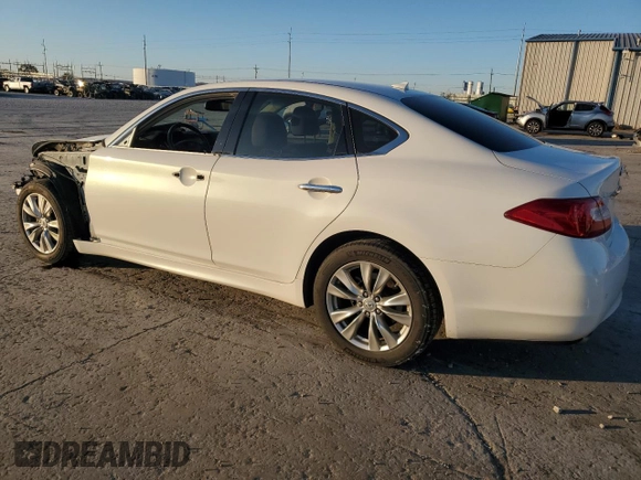2013 Infiniti M37 with VIN JN1BY1AR3DM604924, listed as a Copart auction lot 82312264 with 110,159 mi miles and Salvage Title. Bid and sale history available at carsss.com. Image 2.
