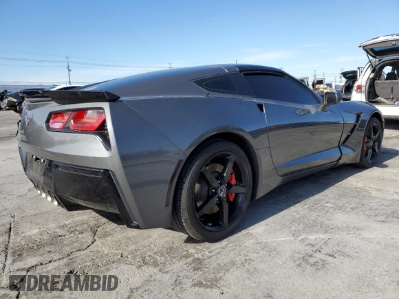 2015 Chevrolet Corvette 1LT with VIN 1G1YB2D76F5119269, listed as a Copart auction lot 44656675 with 0 mi miles and Salvage Title. Bid and sale history available at carsss.com. Image 3.