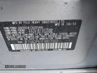 2015 Subaru WRX STI с VIN JF1VA2P61F9807002, выставлен на аукционе IAAI как лот 41472659 с пробегом 88 284 миль миль и . История ставок и продаж доступна на DreamBid. Изображение 9.