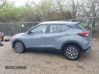 2021 Nissan Kicks SV with VIN 3N1CP5CV7ML477999, listed as a IAAI auction lot 41953378 with 107,060 mi miles. Bid and sale history available at carsss.com. Image 15.