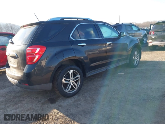 2017 Chevrolet Equinox Premier with VIN 2GNALDEK5H1604700, listed as a IAAI auction lot 41610445 with 147,043 mi miles. Bid and sale history available at carsss.com. Image 4.