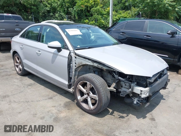 2015 Audi A3 Premium with VIN WAUACGFF3F1014930, listed as a IAAI auction lot 42382661 with 125,290 mi miles and . Bid and sale history available at DreamBid. Image 1.