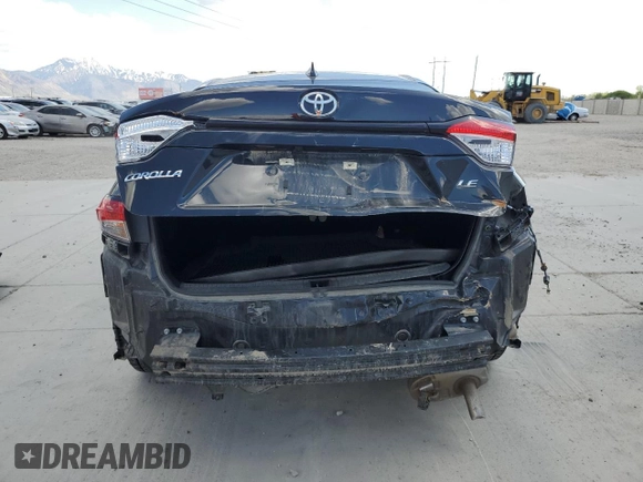 2024 Toyota Corolla LE with VIN 5YFB4MDE0RP164619, listed as a Copart auction lot 53907845 with 17,468 mi miles and Salvage Title. Bid and sale history available at carsss.com. Image 6.