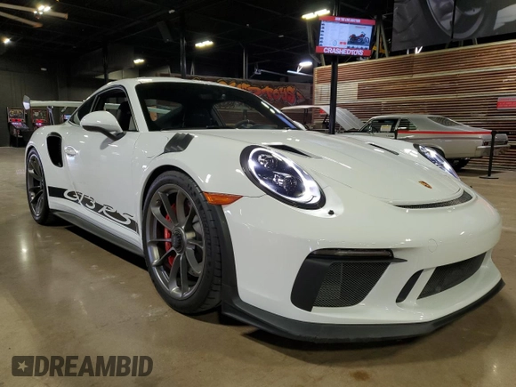 2019 Porsche 911 GT3 RS with VIN WP0AF2A94KS165326, listed as a Copart auction lot 76881844 with 9,991 mi miles and Salvage Title. Bid and sale history available at DreamBid. Image 15.