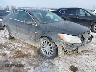2011 Buick Regal CXL RL1 z VIN W04GN5EC8B1070899, wystawiony jako IAAI lot #41416437 z przebiegiem 110 019 mil mil oraz . Historia ofert i sprzedaży dostępna na DreamBid. Obrazek 1.